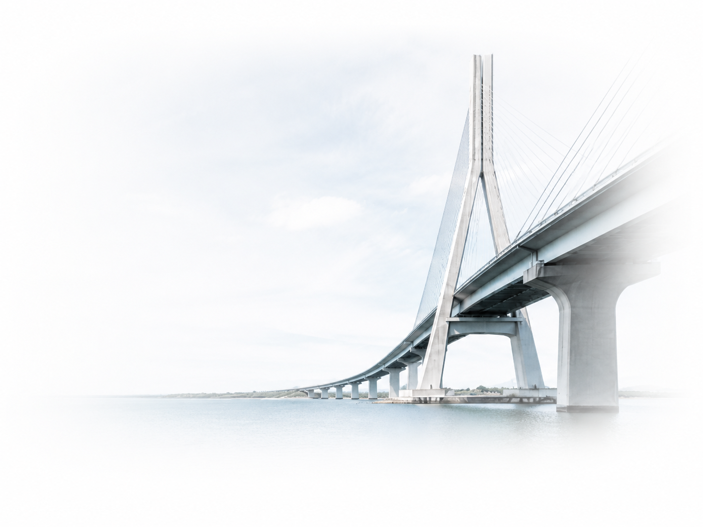 Bridge infrastructure representing leadership, governance, execution, and connected delivery across complex environments