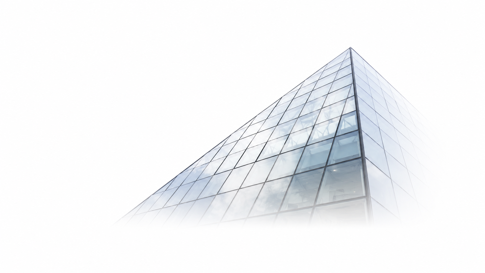 Modern glass pyramid structure representing the Ventari Summit framework, enterprise oversight, and performance maturity
