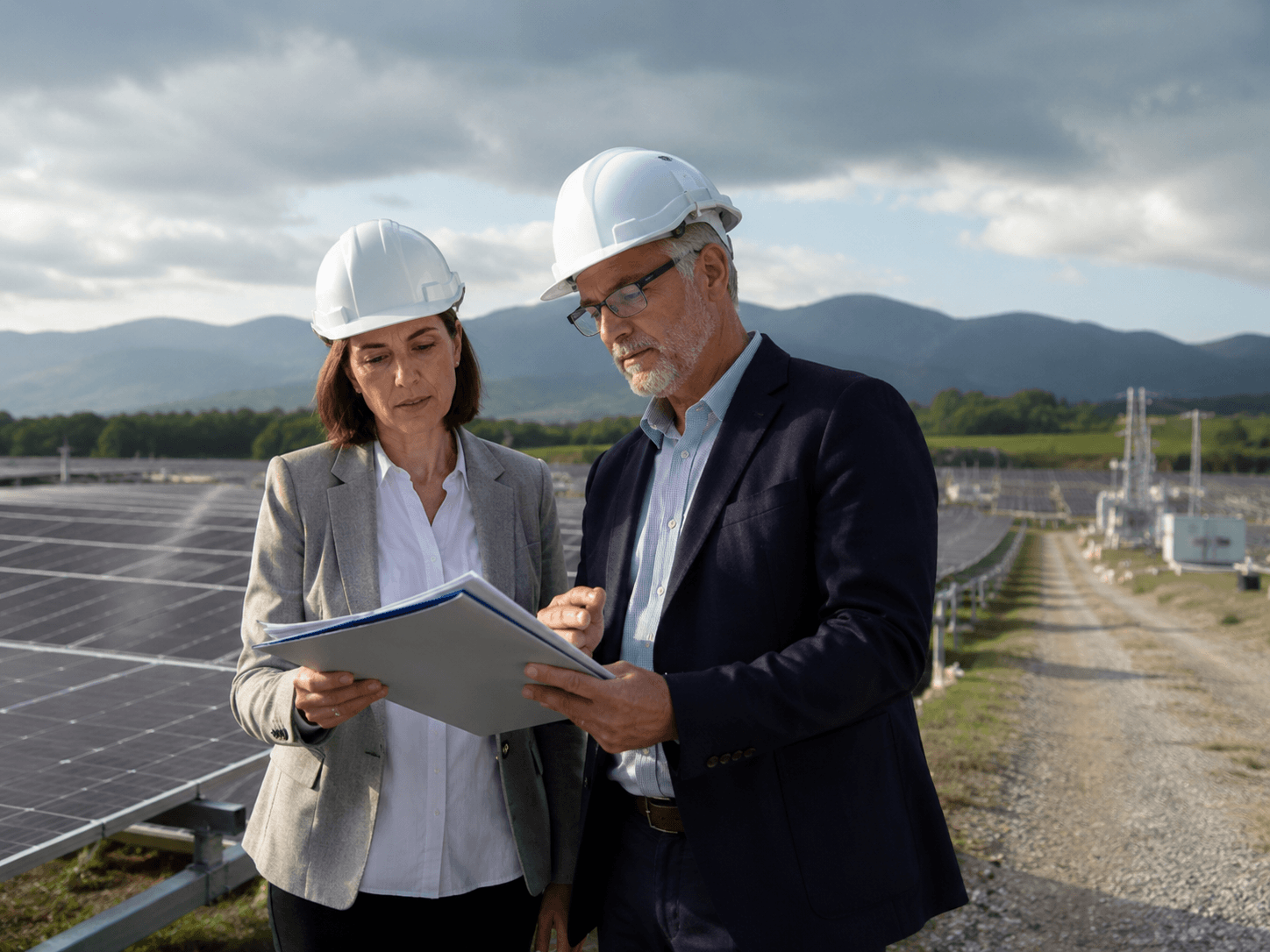Ventari Global investment advisory team reviewing project plans