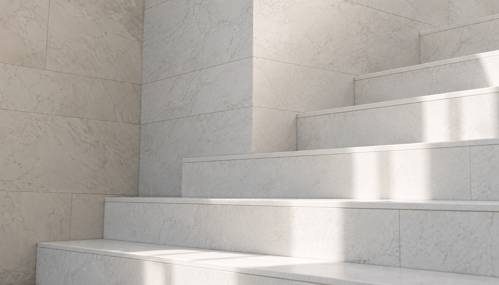 Architectural stone steps representing clarity